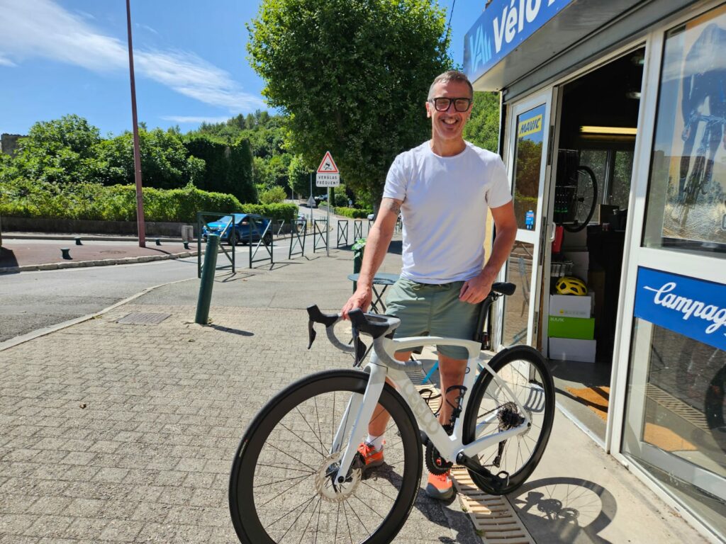 Réception d'un vélo sur mesure